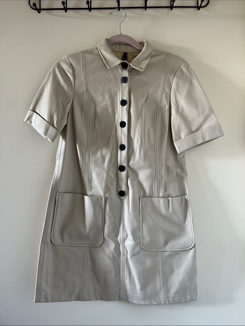 Zara leather dress